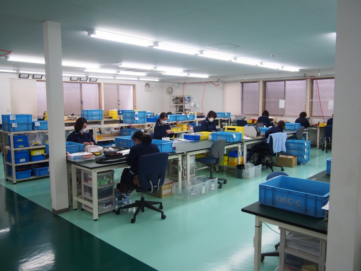 明るくきれいな職場